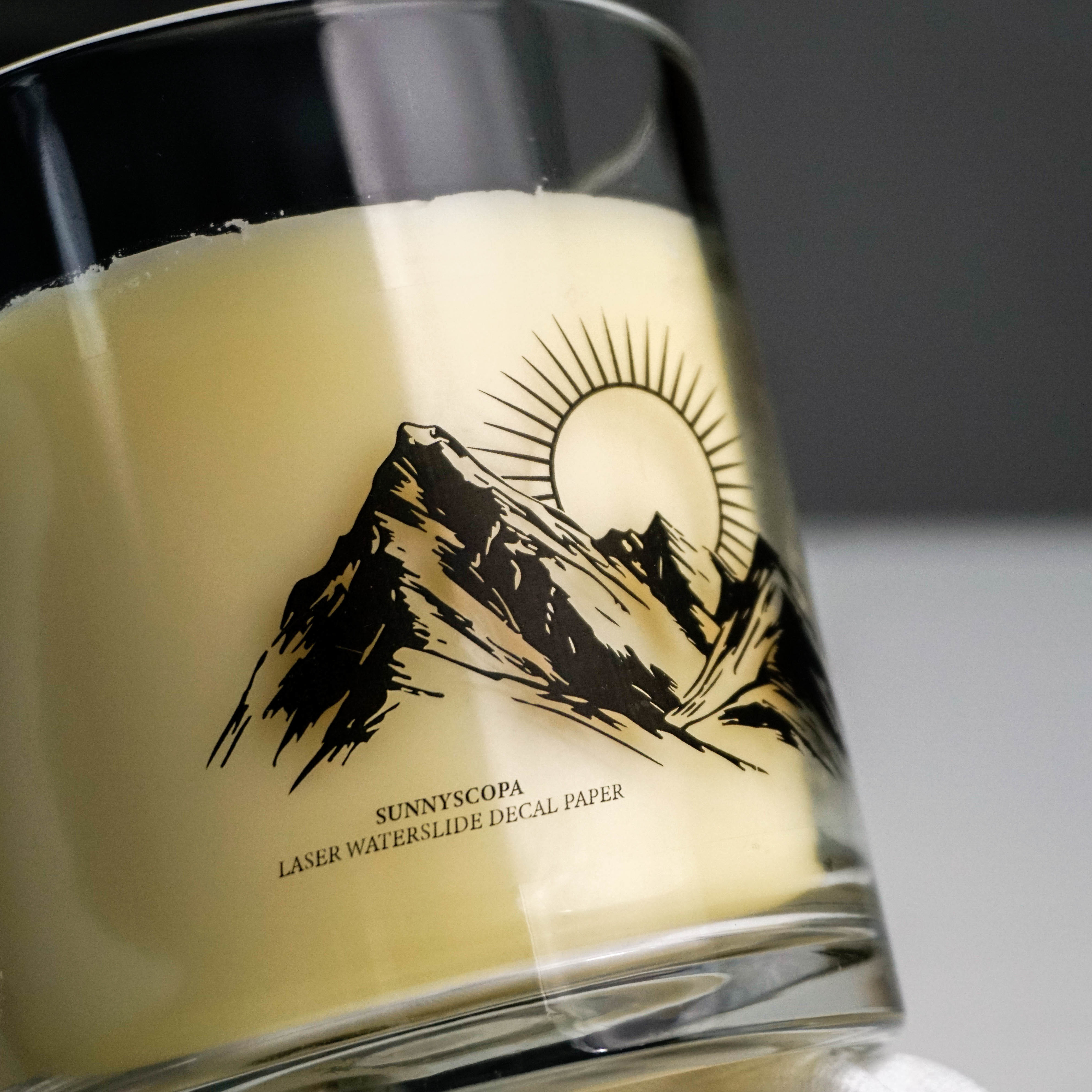 <strong>Glass Candle Decal SNS Post</strong> Design, Photoshoot and Editing.